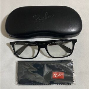 RAY-BAN Classic Black Eyeglass Frame & Case
